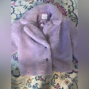 avec les filled lavender haze taylor swift eras jacket fuzzy fleece